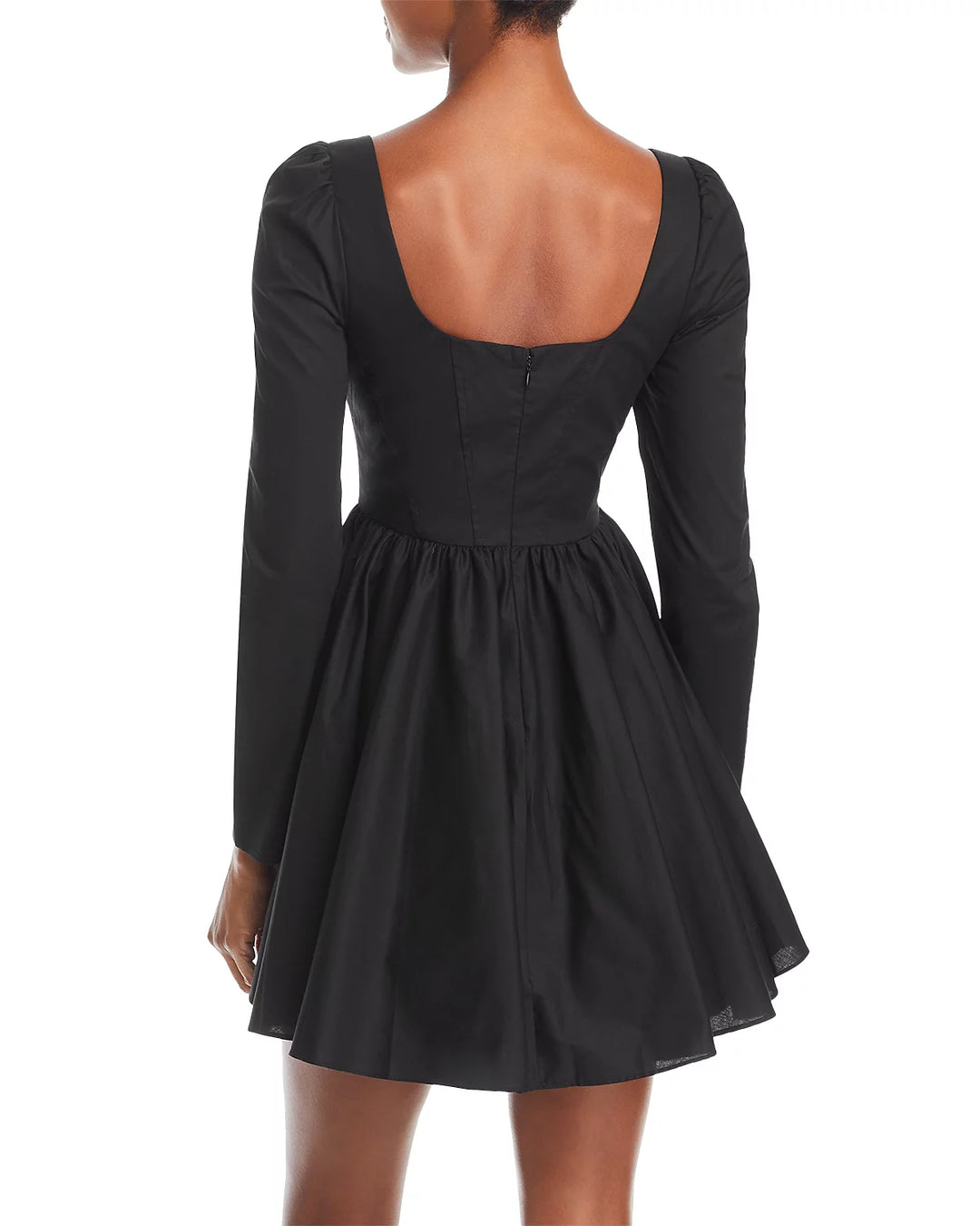 WAYF Marie Square Neck Mini Dress