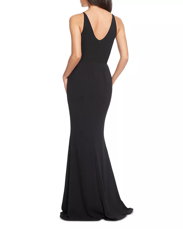 Dress the Population Jordan Plunge Neck Gown