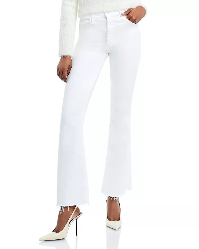 MOTHER The Weekender Mid Rise Flared Jeans