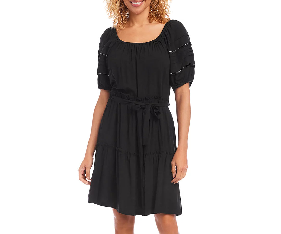 Karen Kane Short Sleeve Tiered Dress