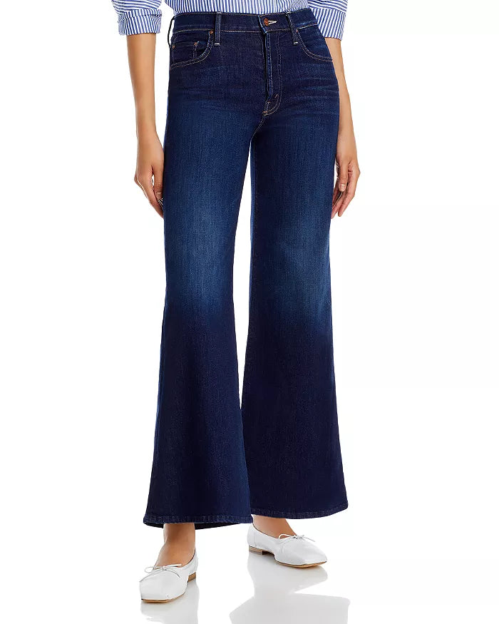 MOTHER The Tomcat Roller High Rise Wide Leg Jeans