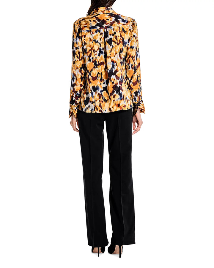 NIC+ZOE Autumn Ikat Printed Shirt