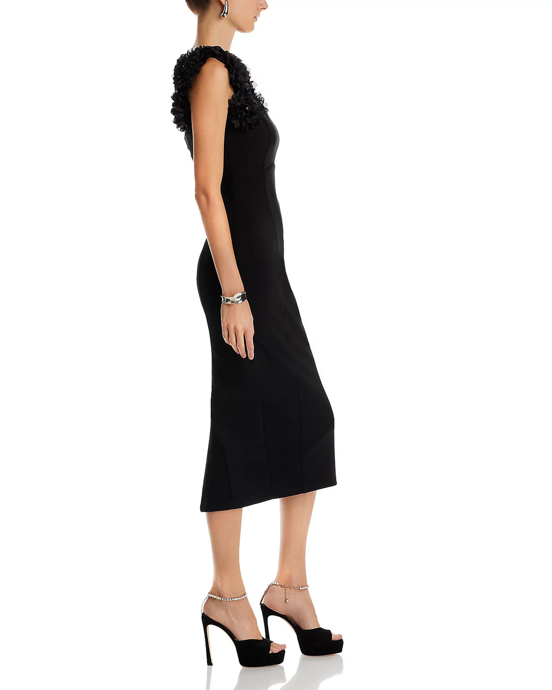 Elliatt Gabby Chrysanthemum Appliqué Dress