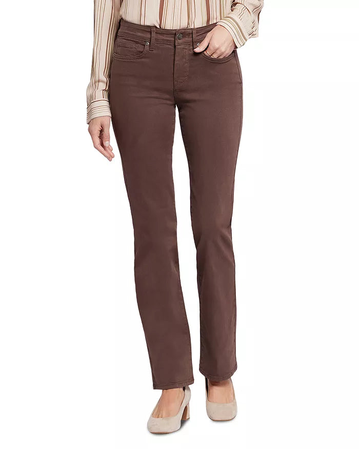 NYDJ Petite Marilyn High Rise Straight Jeans
