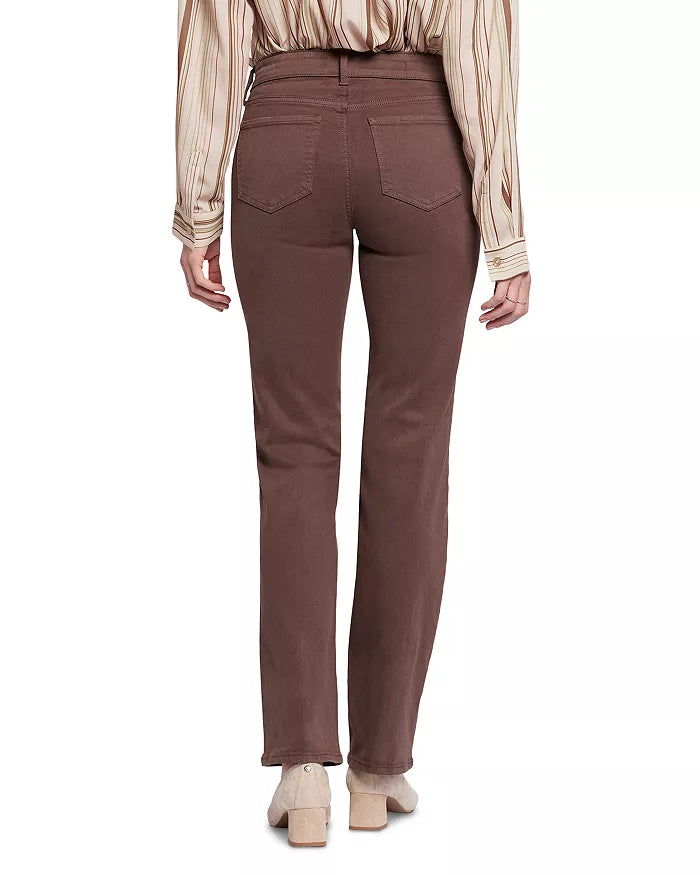 NYDJ Petite Marilyn High Rise Straight Jeans