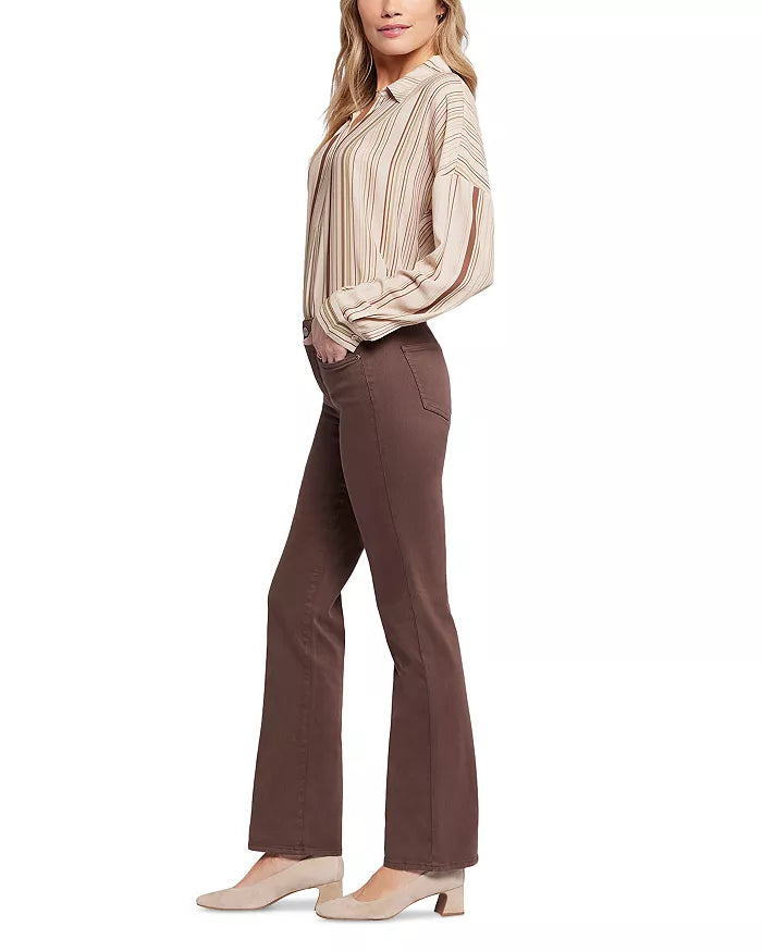 NYDJ Petite Marilyn High Rise Straight Jeans