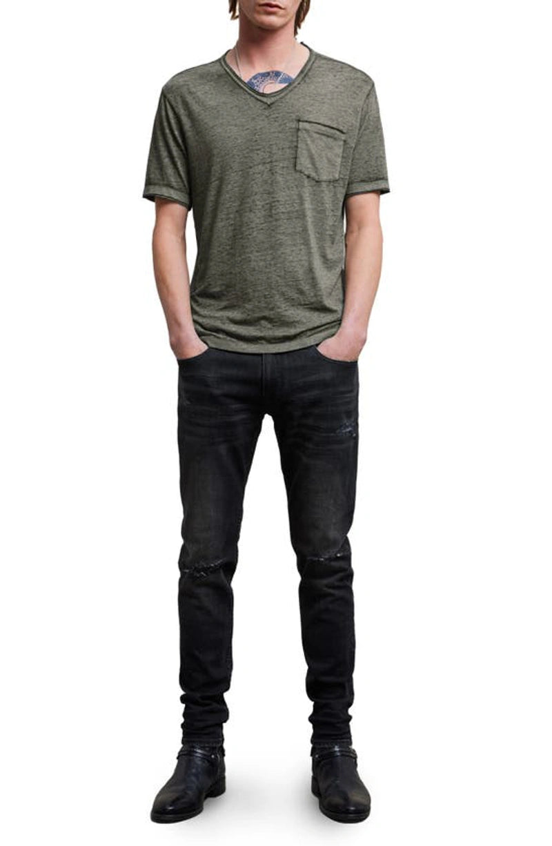 John Varvatos MEN Davis Burnout Tee