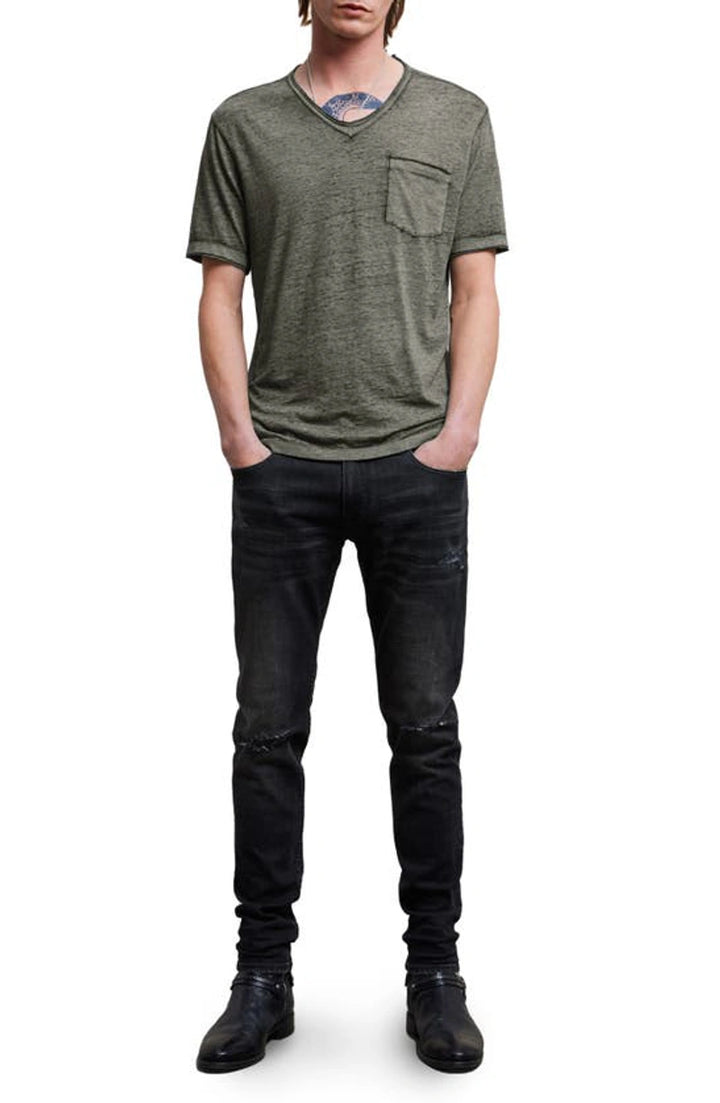John Varvatos MEN Davis Burnout Tee