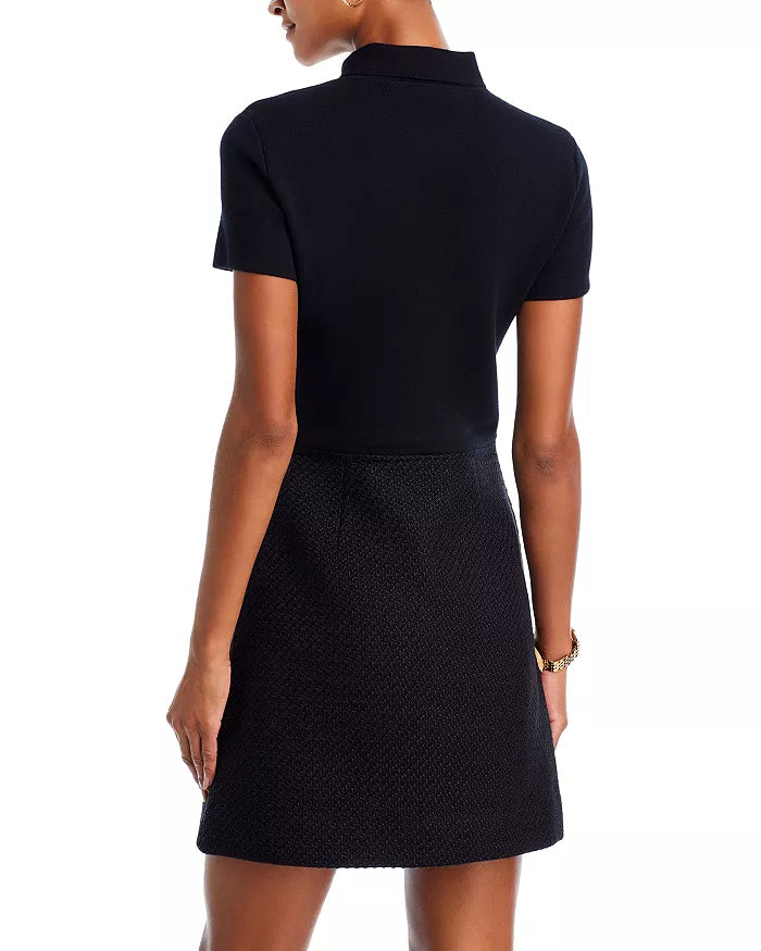 Theory Mixed Media Mini Dress