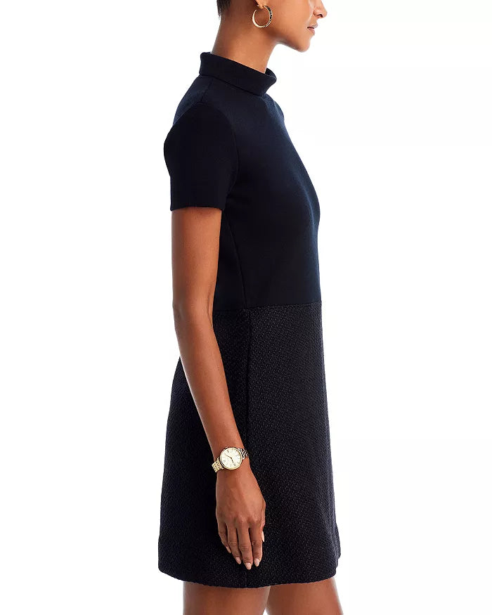 Theory Mixed Media Mini Dress
