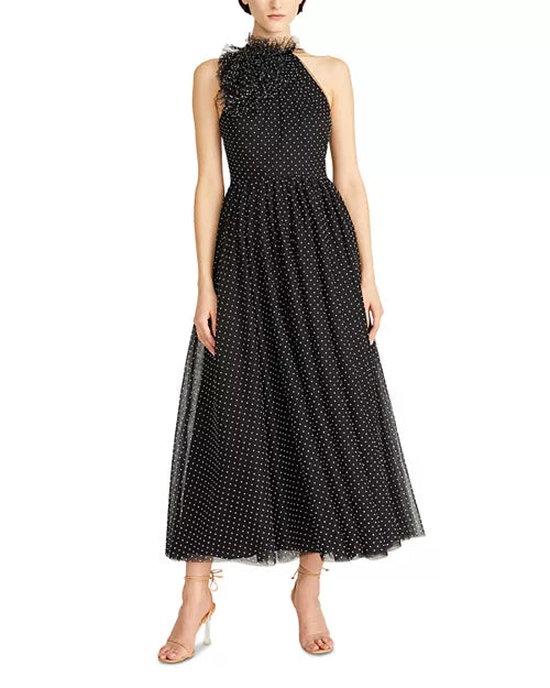 ML Monique Lhuillier Liliana Halter Midi Dress