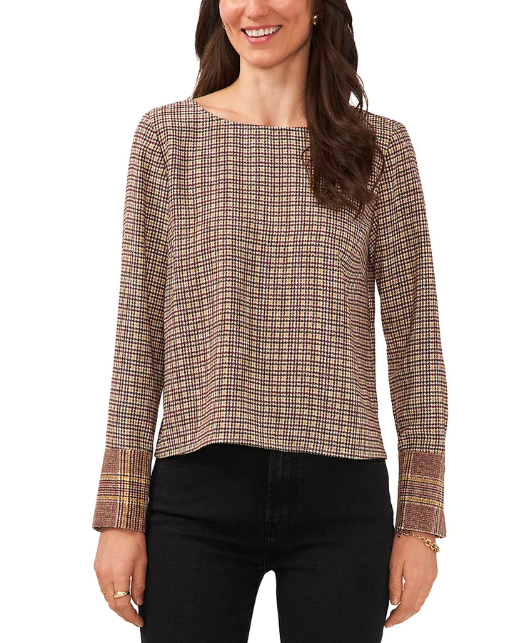 VINCE CAMUTO Boatneck Blouse