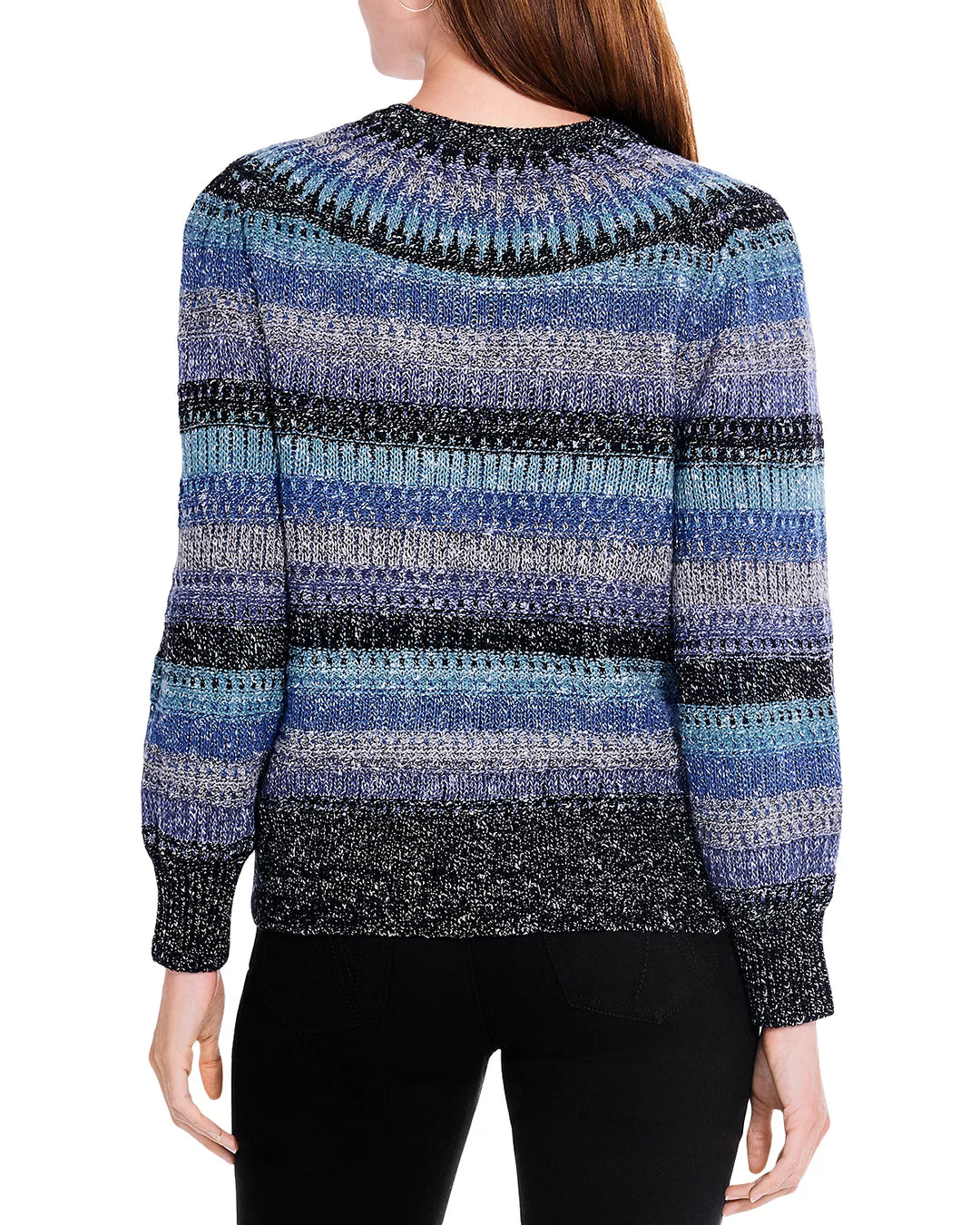 NIC+ZOE Sapphire Stripes Sweater