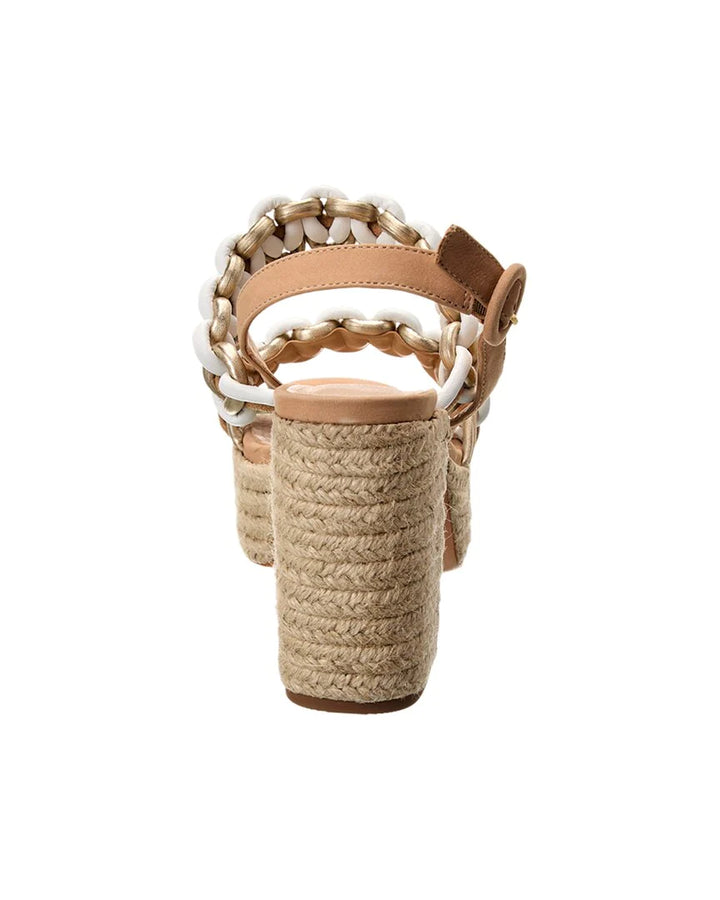 Schutz Juliet Woven Leather Platform Sandal