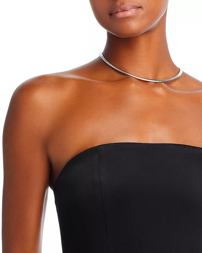 Alice and Olivia Doreen Strapless Column Gown