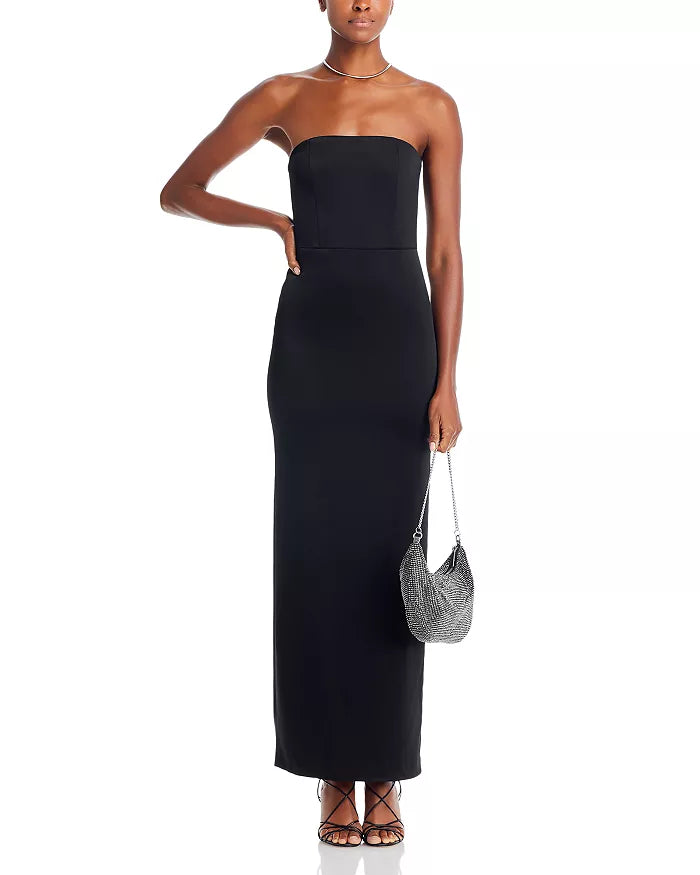 Alice and Olivia Doreen Strapless Column Gown