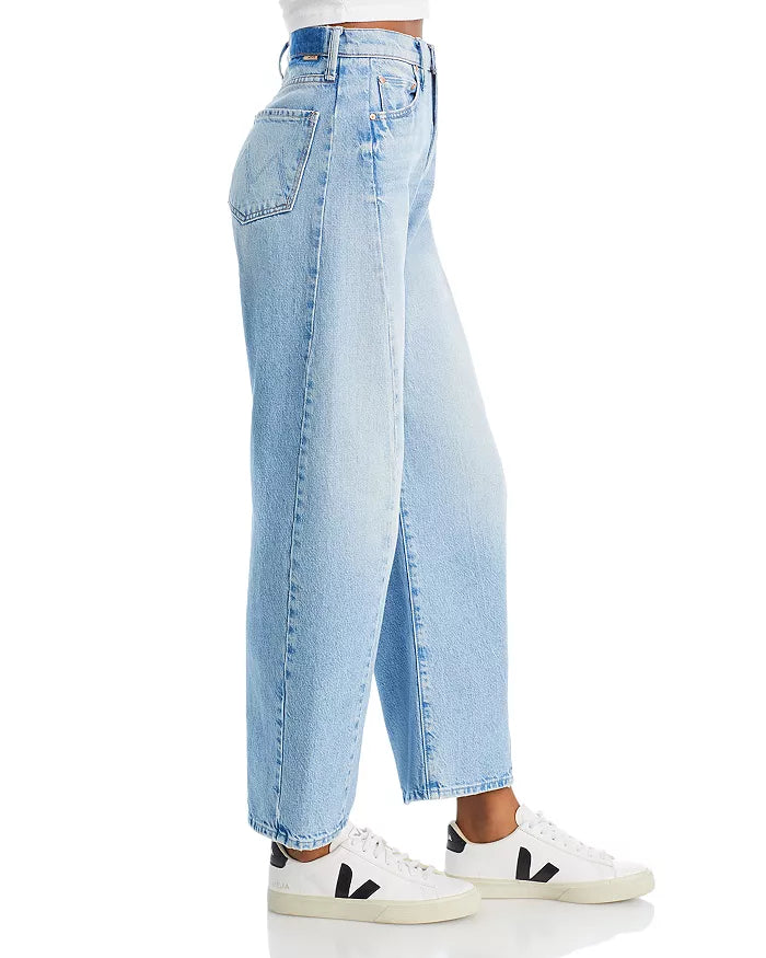MOTHER The Half Pipe High Rise Ankle Wide Leg Jeans