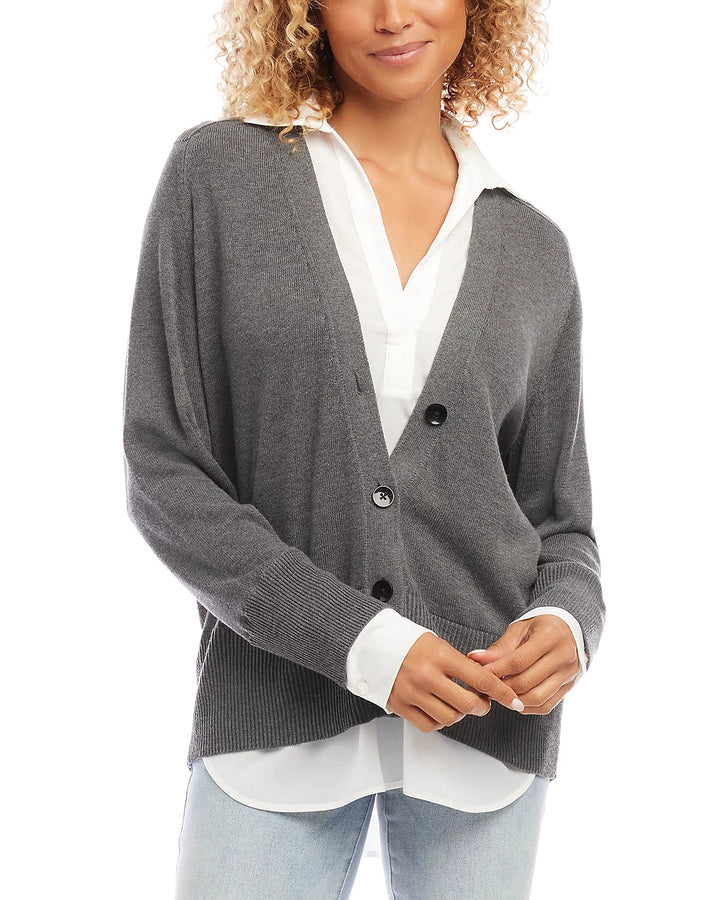 Karen Kane Layered Cardigan