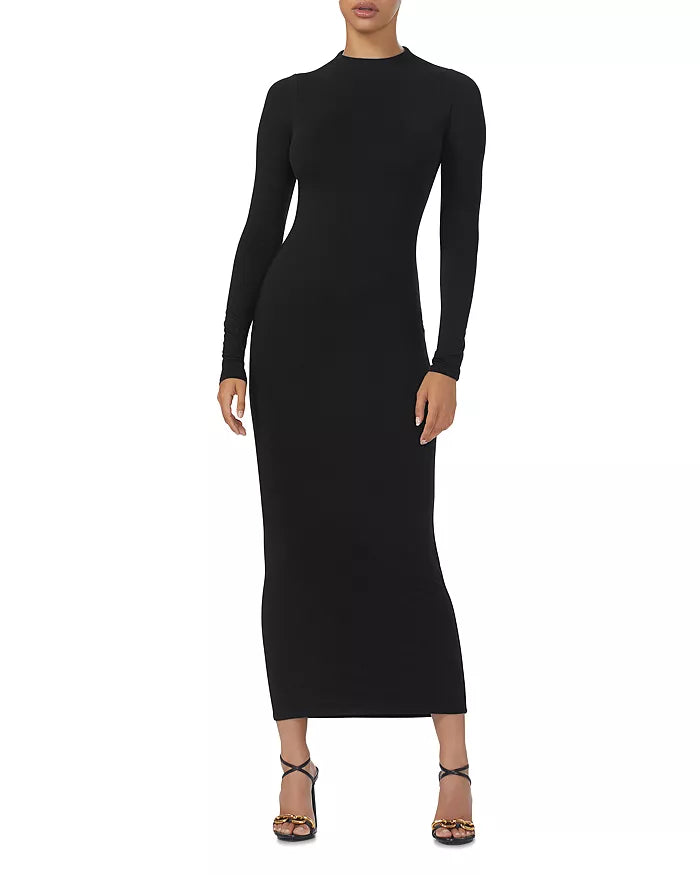 AFRM Juniper Long Sleeve Bodycon Midi Dress
