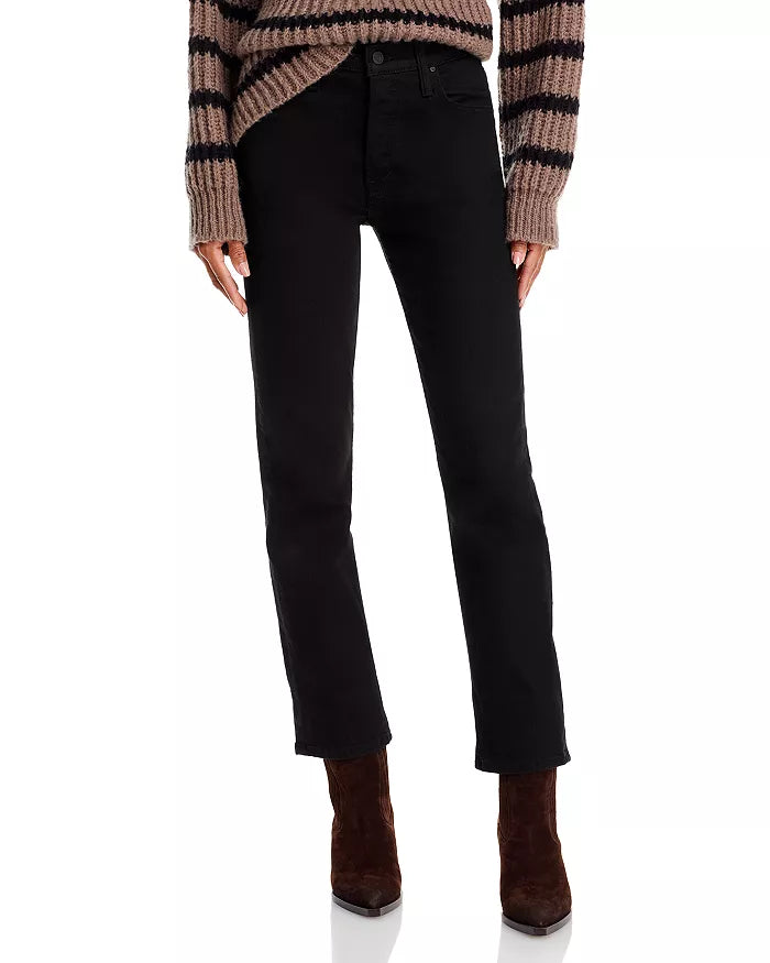 MOTHER The Tomcat High Rise Ankle Straight Jeans