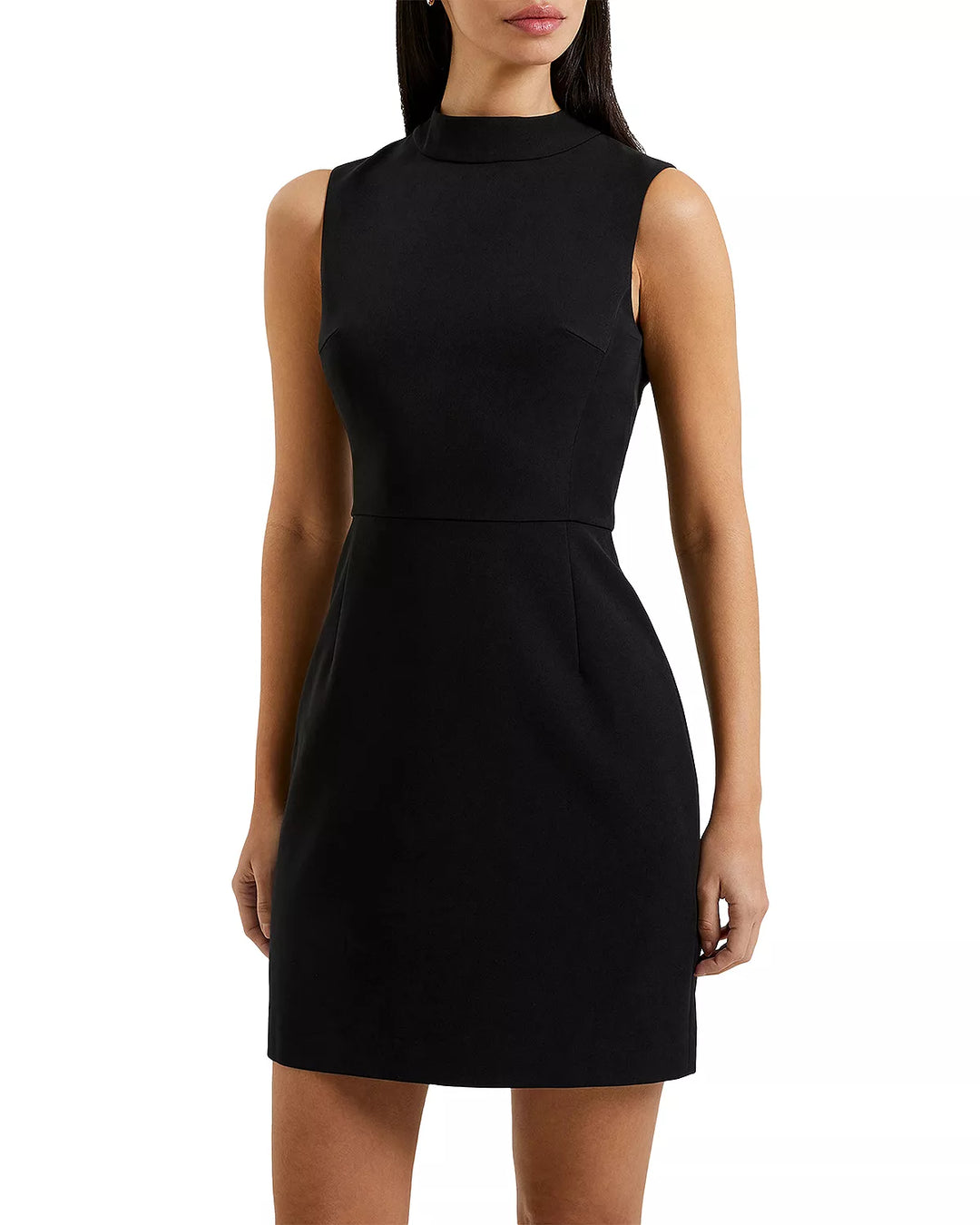 echo crepe mock neck mini dress French Connection Echo Crepe Sleeveless Dress