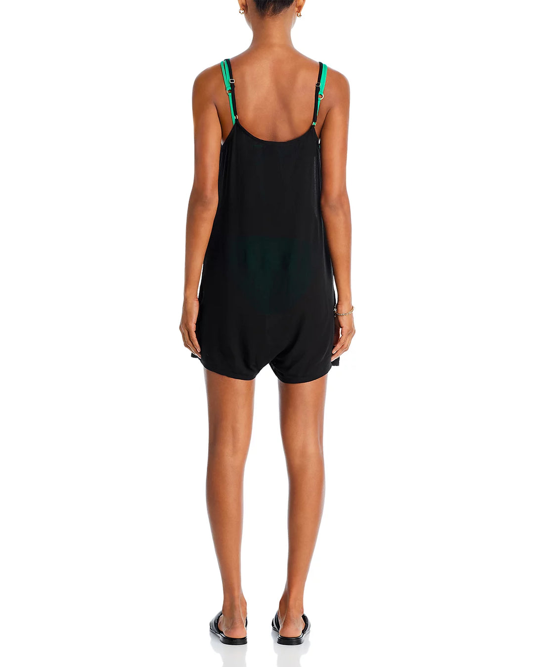 AQUA Swim Short Swim Coverup Romper