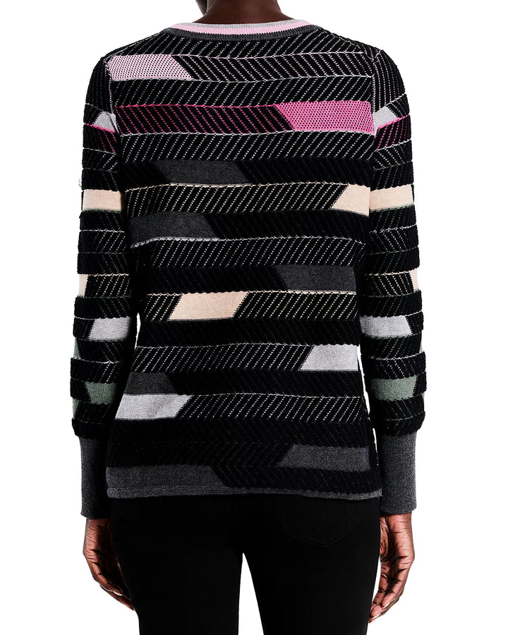 NIC+ZOE Shaded Stripes Sweater