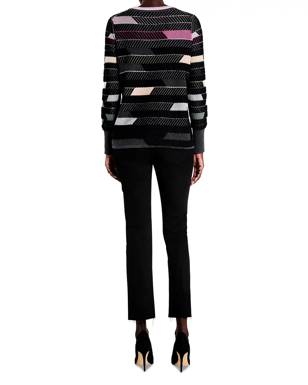 NIC+ZOE Shaded Stripes Sweater