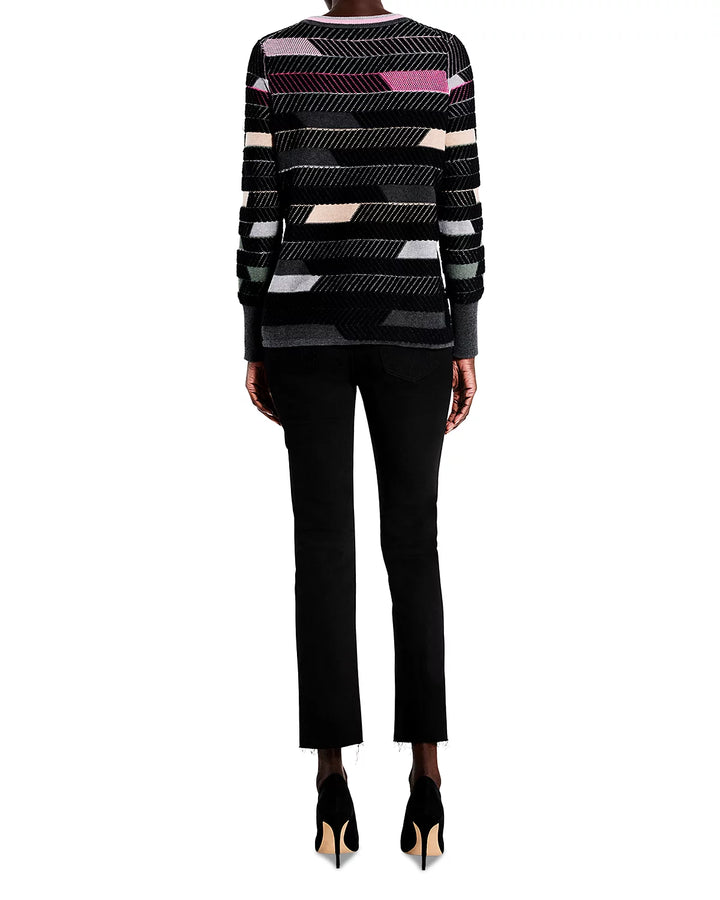 NIC+ZOE Shaded Stripes Sweater