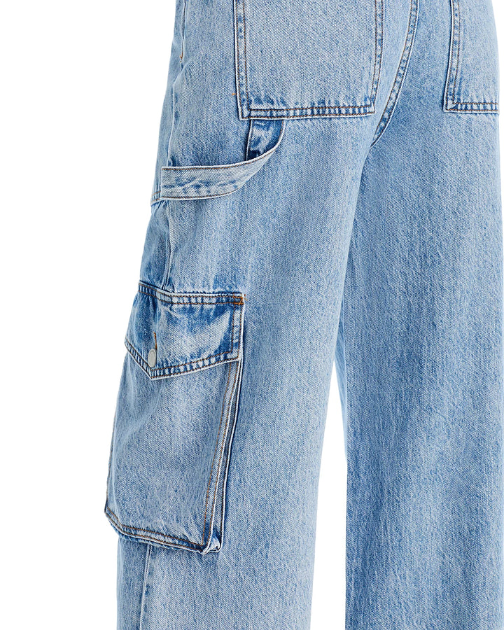 BLANKNYC High Rise Wide Leg Cargo Jeans