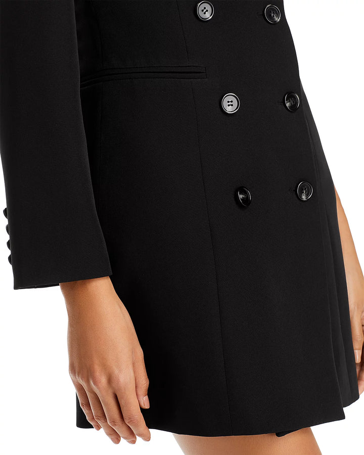 AQUA One Shoulder Blazer Dress