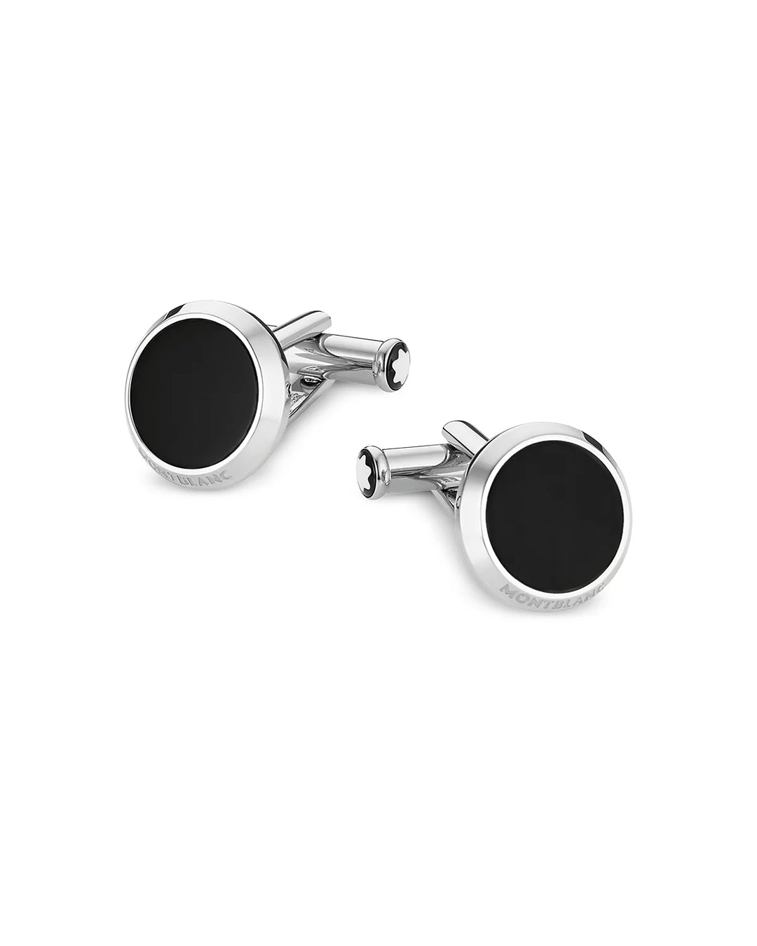 Montblanc Meisterstück Onyx Inlay Round Cufflinks