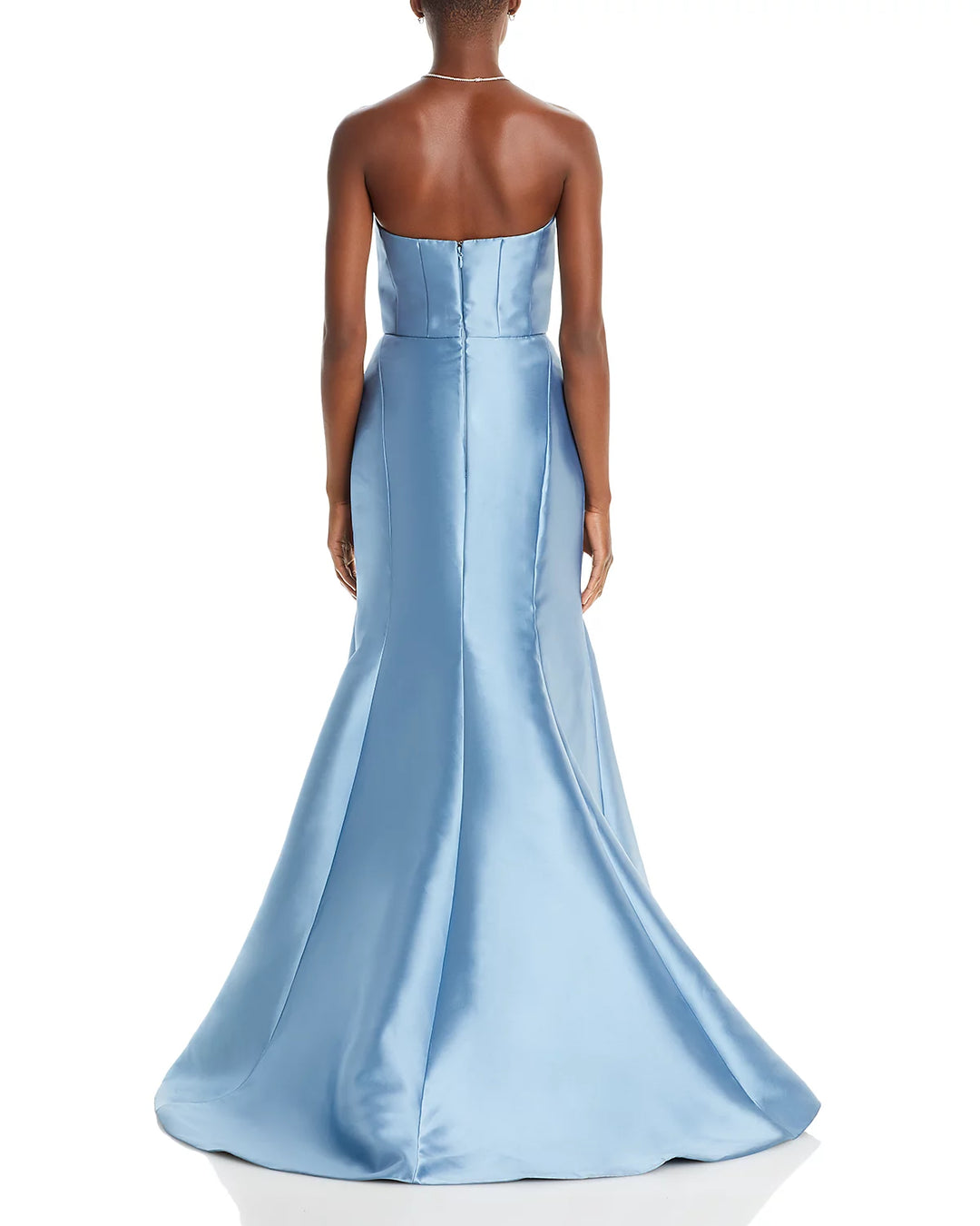 Amsale Strapless Mikado Gown