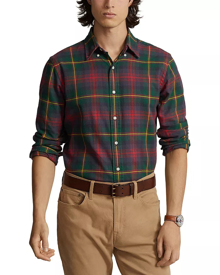 Polo Ralph Lauren MEN Plaid Sueded Flannel Shirt