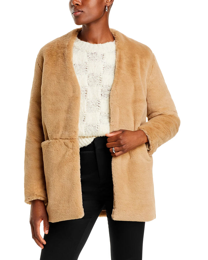 FRENCH CONNECTION Buona Faux Fur Jacket