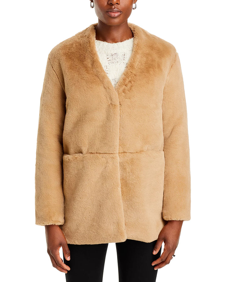 FRENCH CONNECTION Buona Faux Fur Jacket