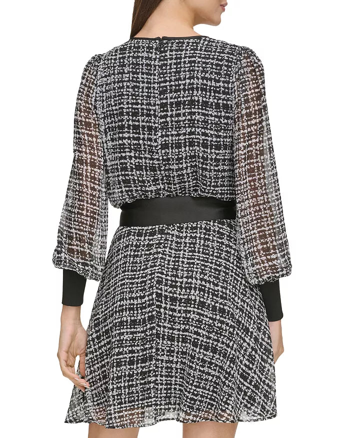 Karl Lagerfeld Paris Belted Dress