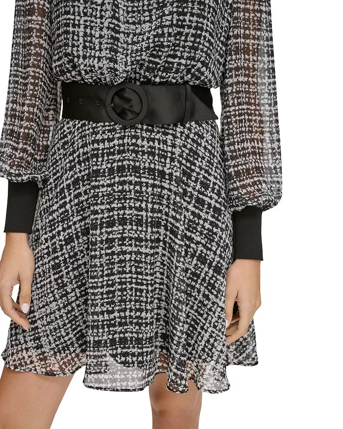 Karl Lagerfeld Paris Belted Dress