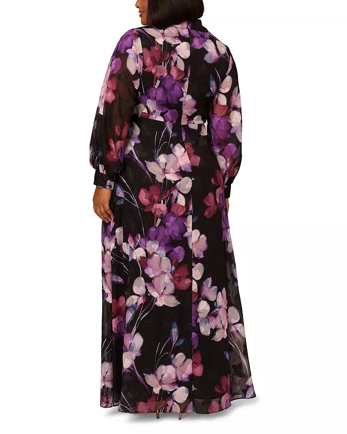 Adrianna Papell Plus Maxi Shirt Dress
