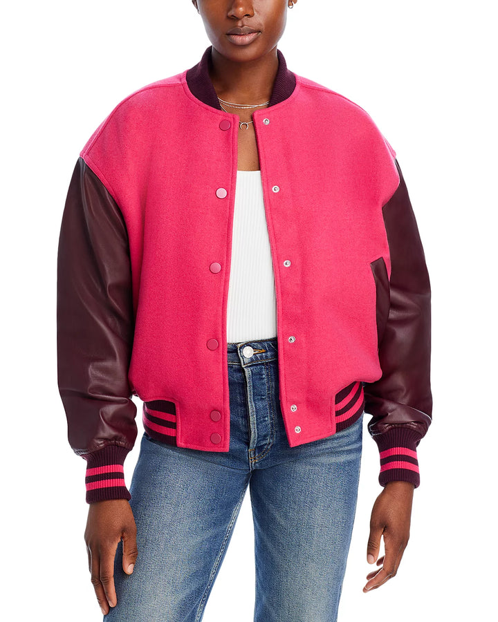 Good American Varsity Bomber Jacket