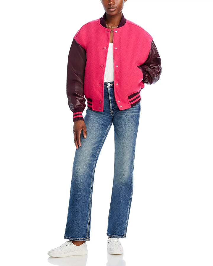 Good American Varsity Bomber Jacket