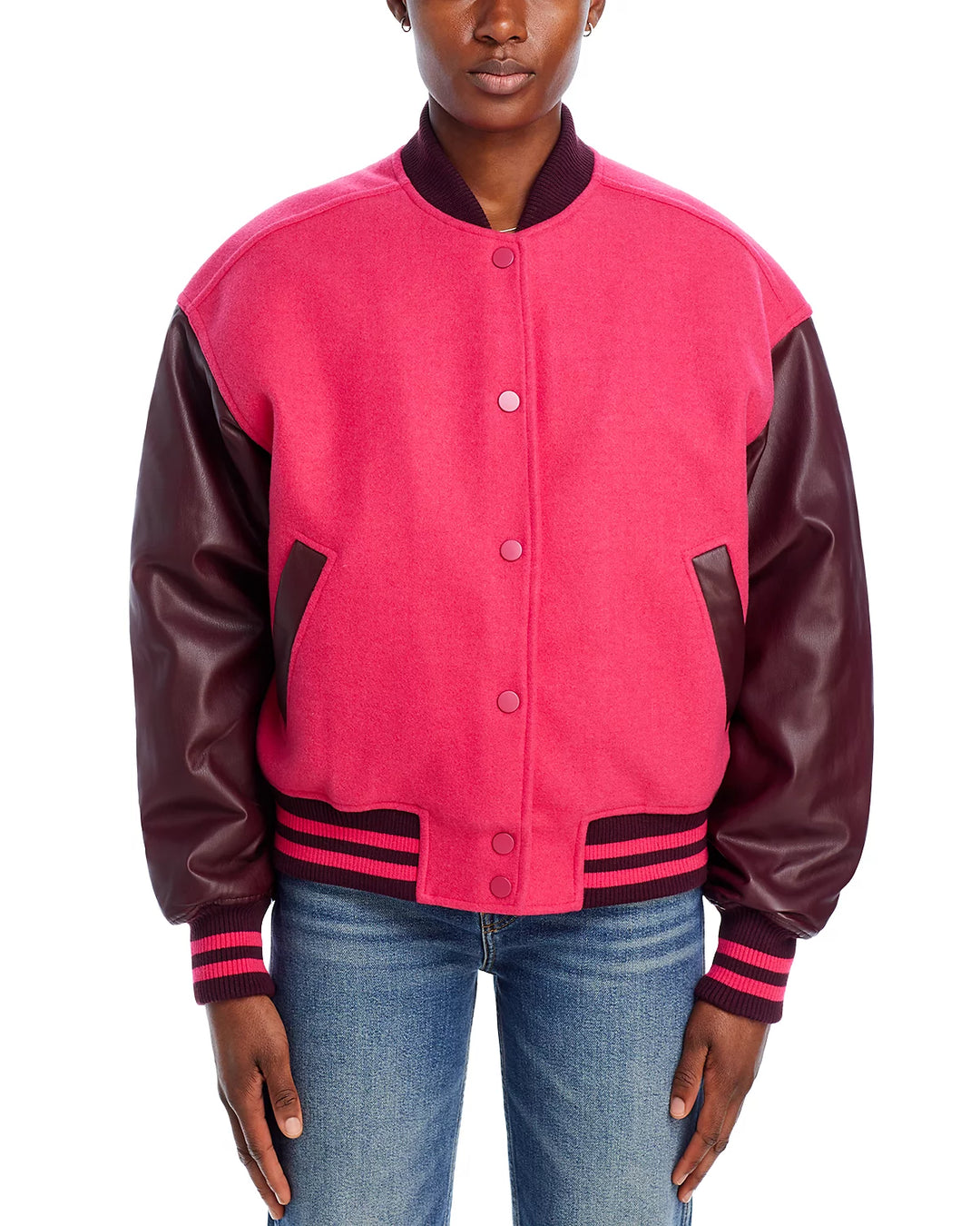 Good American Varsity Bomber Jacket