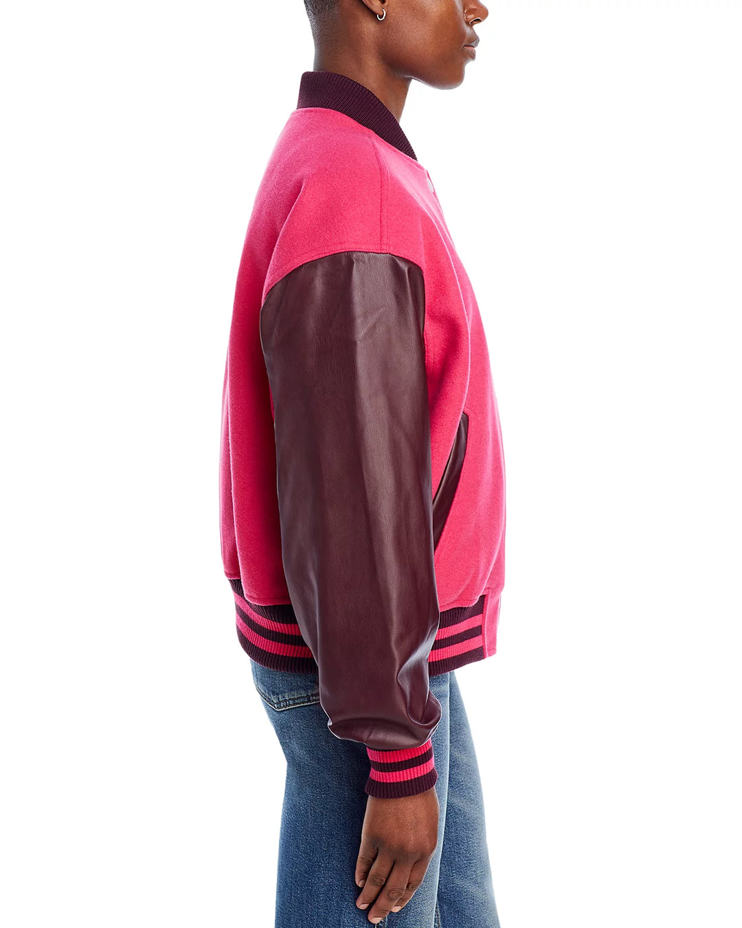 Good American Varsity Bomber Jacket