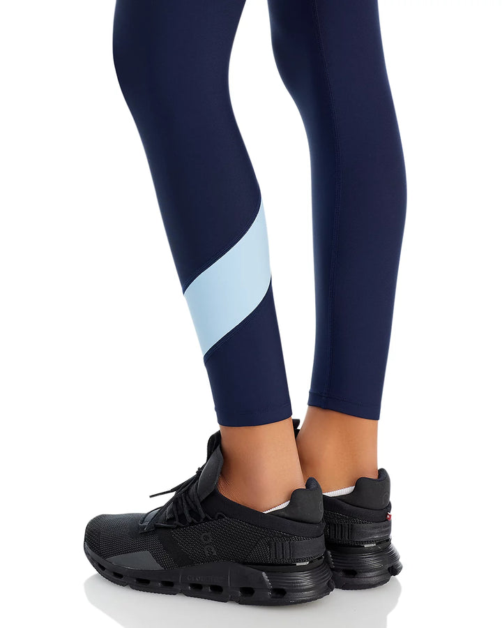 AQUA Color Blocked High Rise 7/8 Leggings