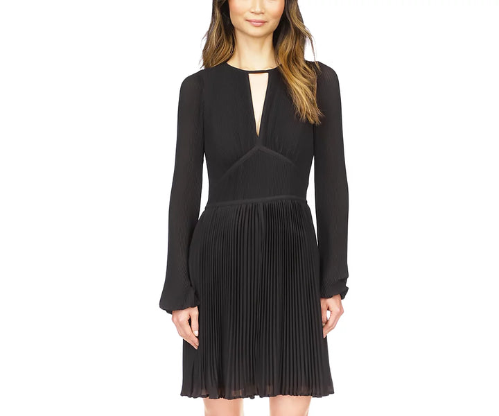 MICHAEL MICHAEL KORS Petite Pleated Fit and Flare Dress