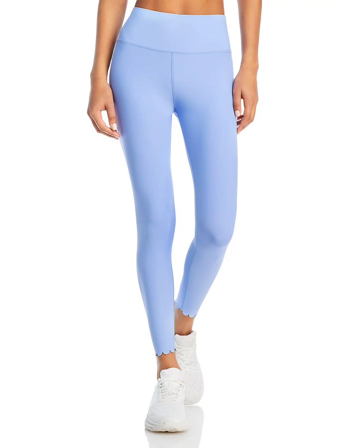 AQUA Scalloped Hem Leggings