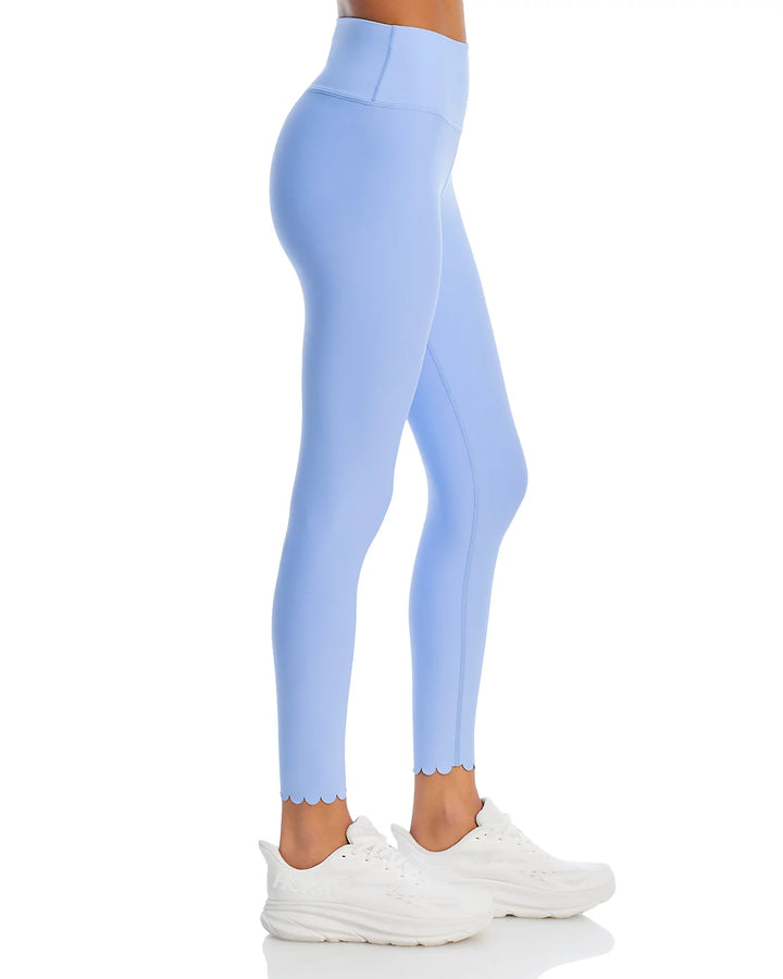 AQUA Scalloped Hem Leggings