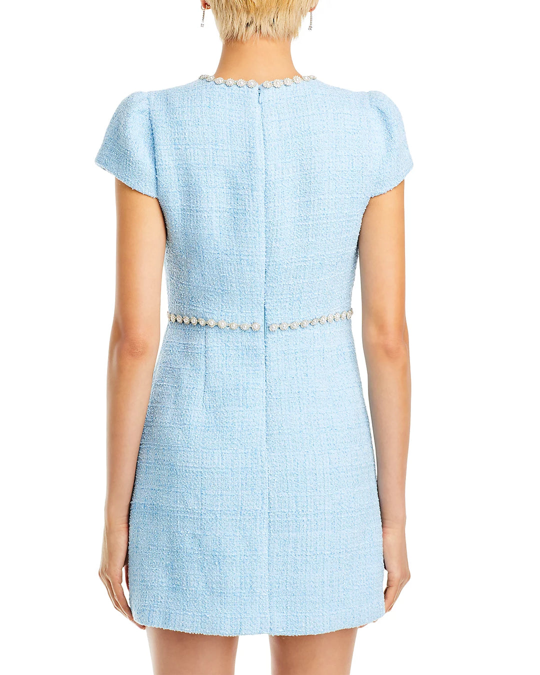 LIKELY Morley Embellished Bouclé Mini Dress