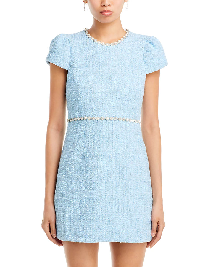 LIKELY Morley Embellished Bouclé Mini Dress