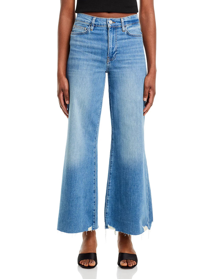 FRAME Le Palazzo Crop High Rise Wide Leg Jeans